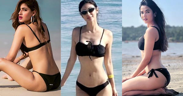 10 Bollywood Actresses Black Bikini - Too Hot To Handle