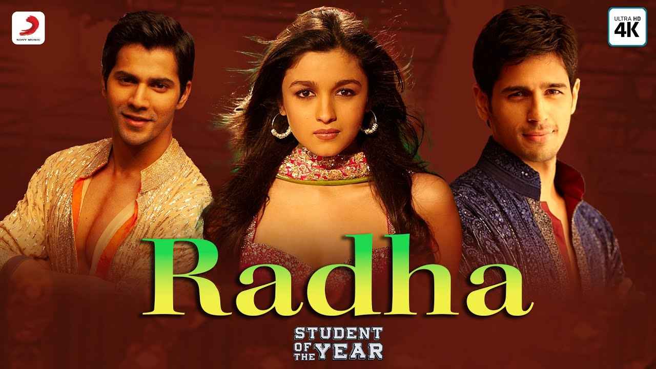 Details of Radha On The Dance Floor Song Lyrics of Student Of The Year Movie