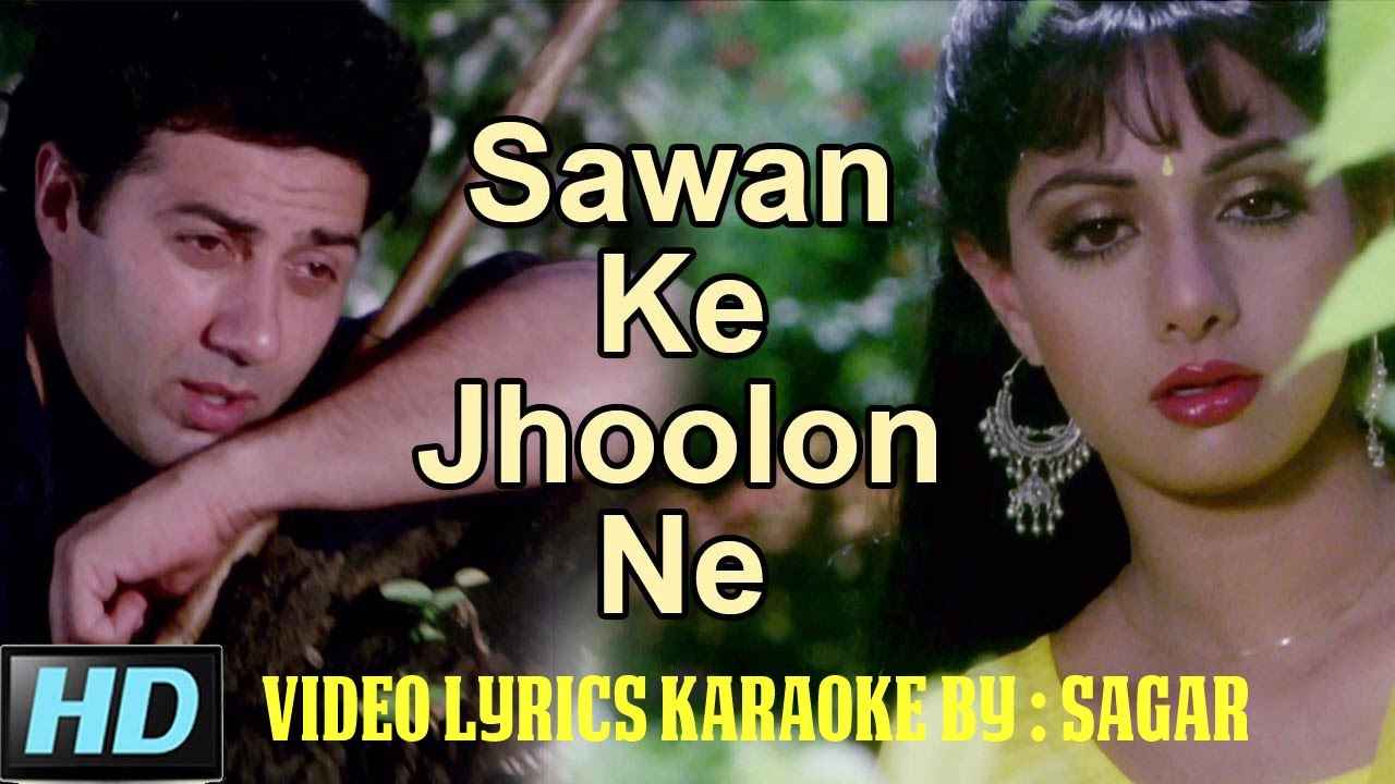 Details of Sawan Ke Jhoolon Ne Mujhko Bulaya Lyrics of Nigaahen Movie