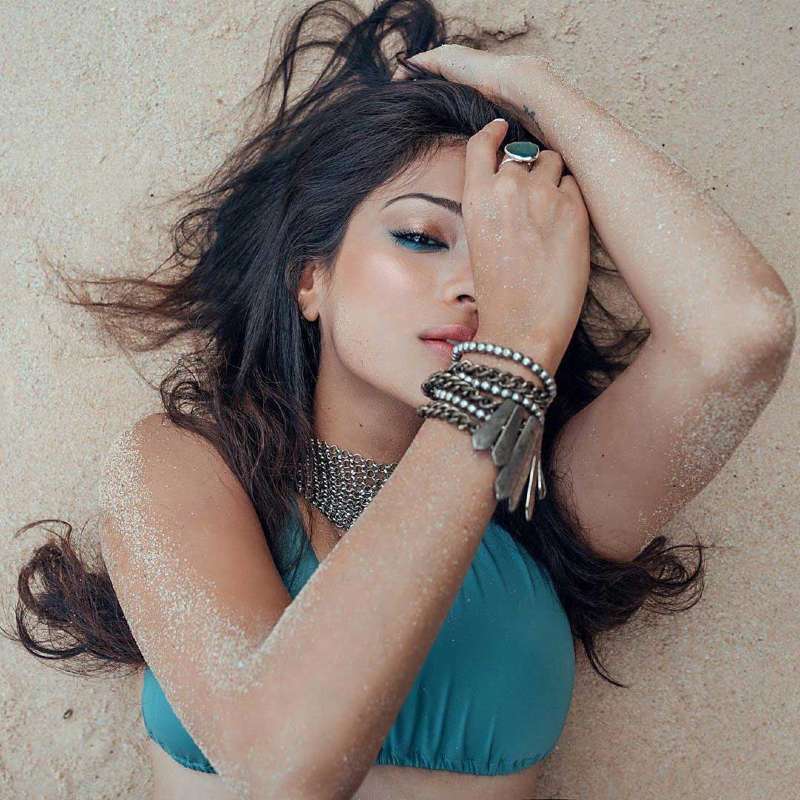 Megha Gupta Blue Bikini Nude Photo