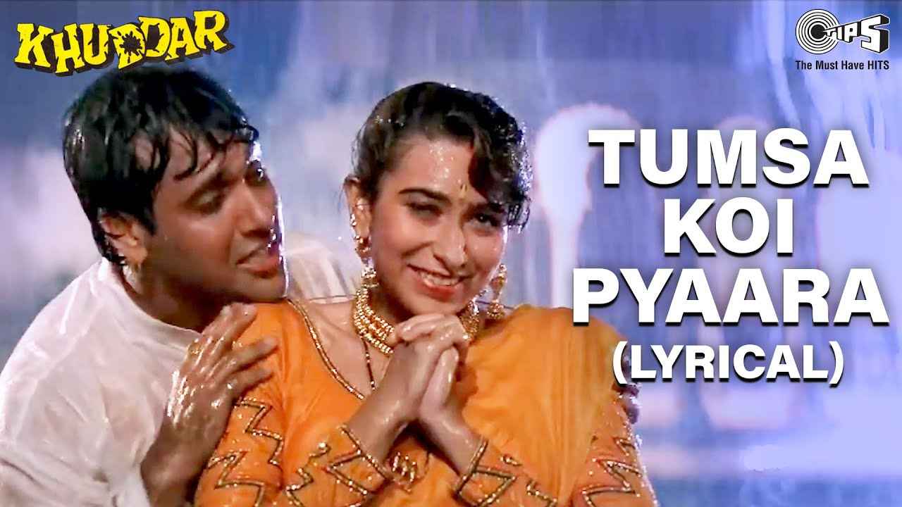 Details of Tumsa Koi Pyara Koi Masum Nahi Hai Song Lyrics of Khuddar Movie
