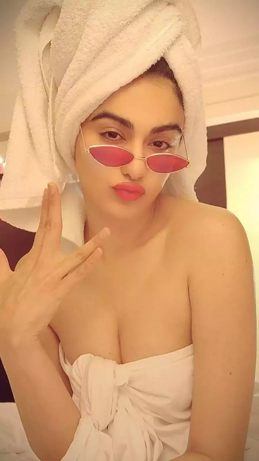 Adah Sharma Nude Bathing